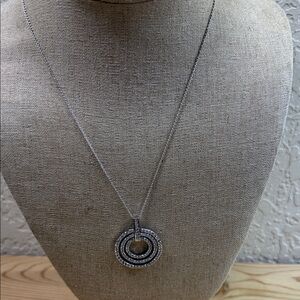 Elegant Silver Pendant Necklace sterling 925